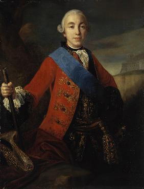 Porträt des Zaren Peter III. von Russland (1728-1762)