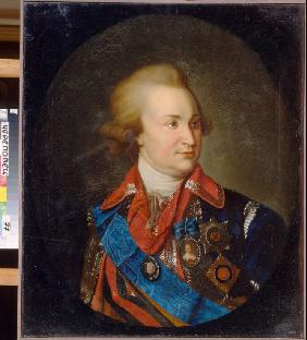 Porträt Fürst von Taurien Feldmarschall Grigori A. Potjomkin (1739-1791)