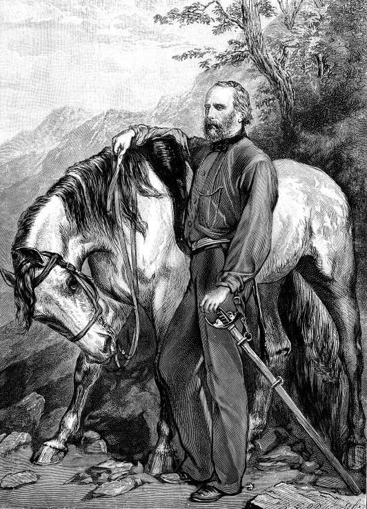 Porträt Giuseppe Garibaldi (1807-1882) von Unbekannter Künstler