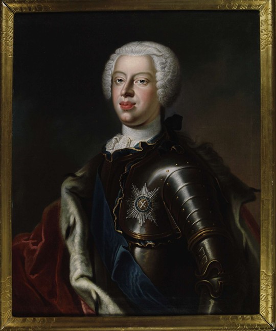 Porträt von Anton Ulrich Prinz von Braunschweig-Wolfenbüttel (1714-1774) von Unbekannter Künstler