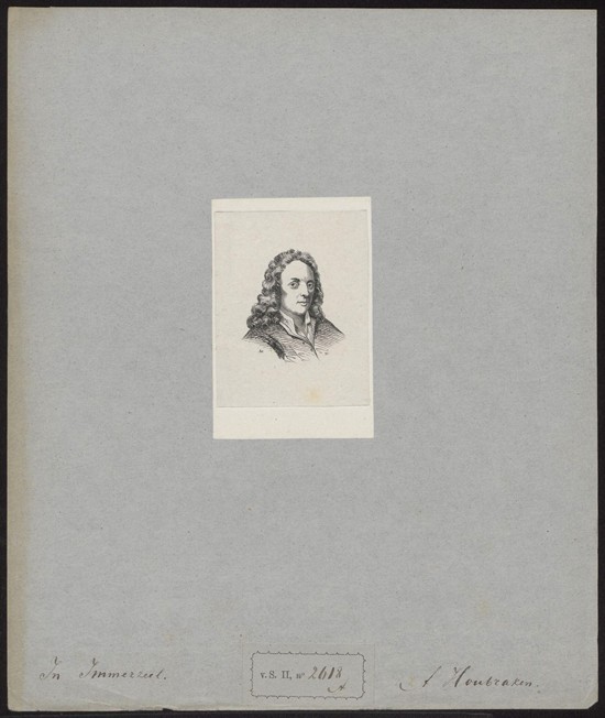 Porträt von Arnold Houbraken (1660-1719) von Unbekannter Künstler