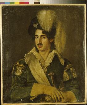 Porträt von Balletttänzer Nikolai Ossipowitsch Goltz (1800-1880)