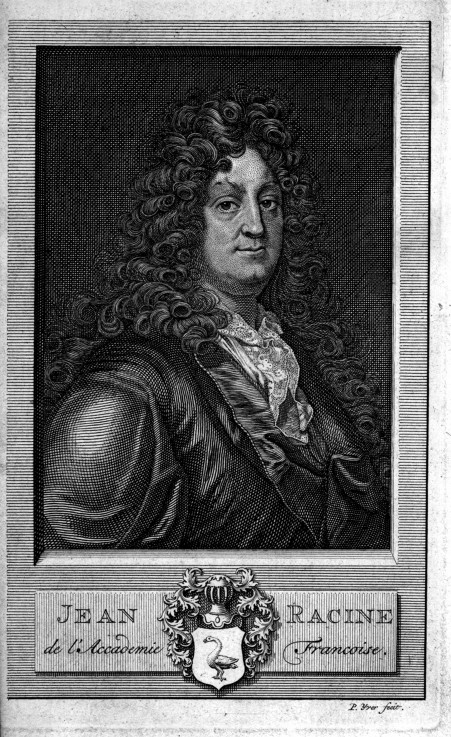 Porträt von Dichter Jean Racine (1639–1699) von Unbekannter Künstler