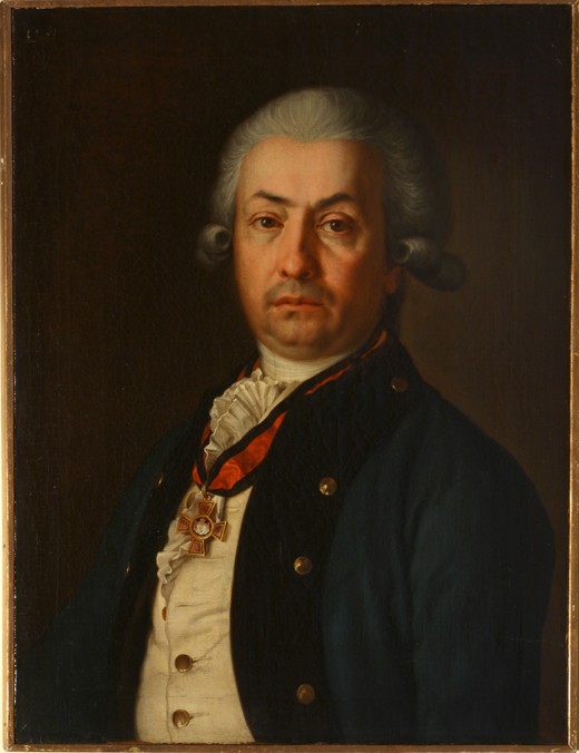 Porträt von Fjodor Jankovic de Mirievo (1741-1814) von Unbekannter Künstler