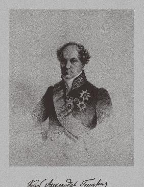 Porträt von Fürst Alexander Nikolajewitsch Golizyn (1773-1844)