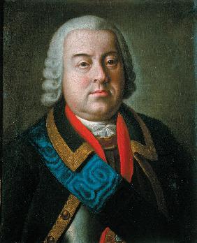 Porträt von Fürst Nikita Jurjewitsch Trubezkoi (1699-1767)