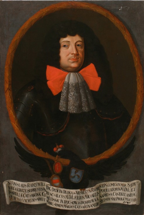 Porträt von Fürst Stanislaw Kazimierz Radziwill (1648-1690) von Unbekannter Künstler