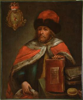 Porträt von Fürst Wassili Wassiljewitsch Golizyn (1643–1714)