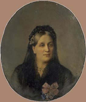 Porträt von Fürstin Maria Alexandrowna Dolgorukaja, geb. Apraxina (1816-1892)