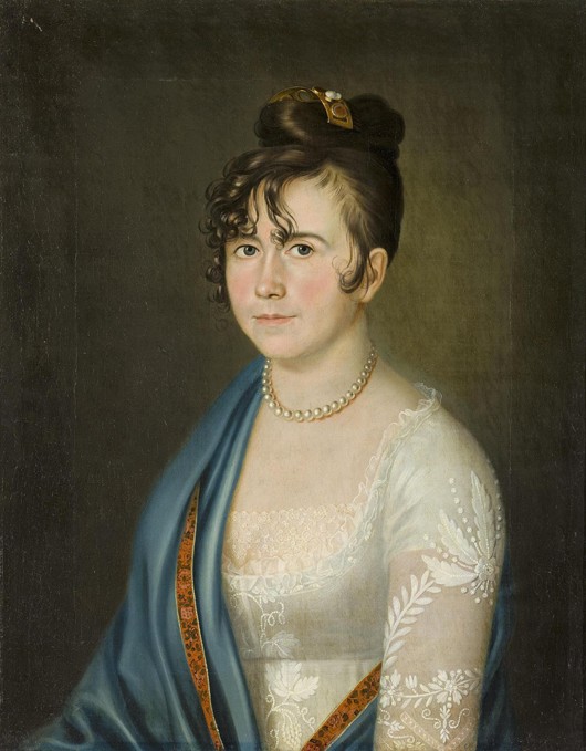 Porträt von Gräfin Anna Wladimirowna Bobrinskaja (1769-1846) von Unbekannter Künstler