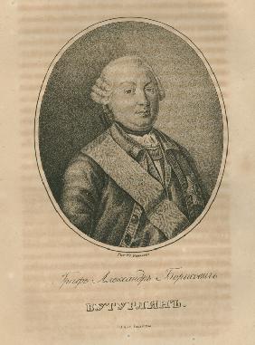 Porträt von Graf Alexander Borissowitsch Buturlin (1694-1767)