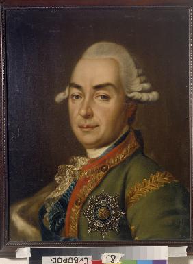 Porträt von Graf Alexei Grigorjewitsch Rasumowski (1709-1771)