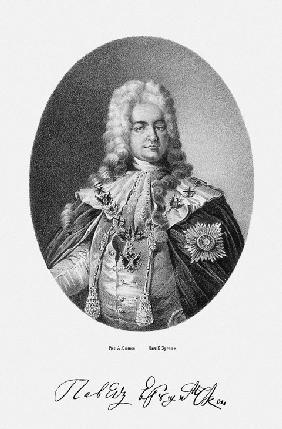Porträt von Graf Pawel Iwanowitsch Jaguschinski (1683–1736) 1862