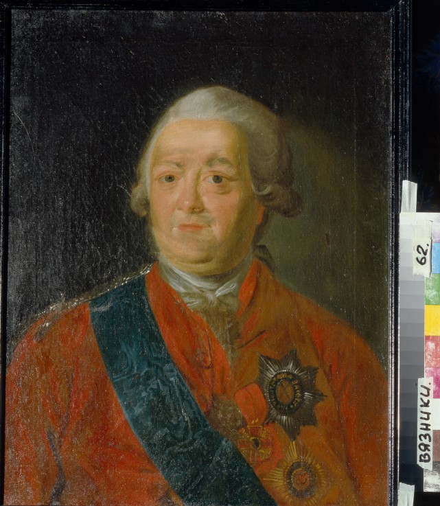 Porträt von Graf Pjotr Iwanowitsch Panin (1721-1789) von Unbekannter Künstler