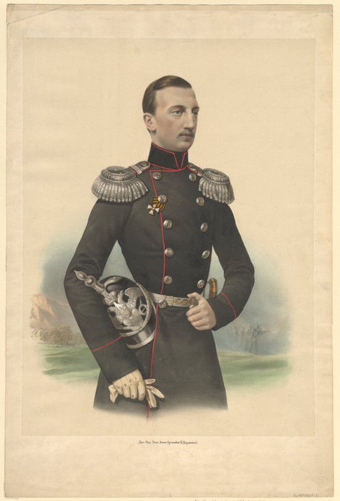 Porträt von Großfürst Nikolaus Nikolajewitsch von Russland (1831–1891) von Unbekannter Künstler