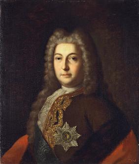 Porträt von Heinrich Johann Friedrich (Andrei) Graf Ostermann (1687-1747)