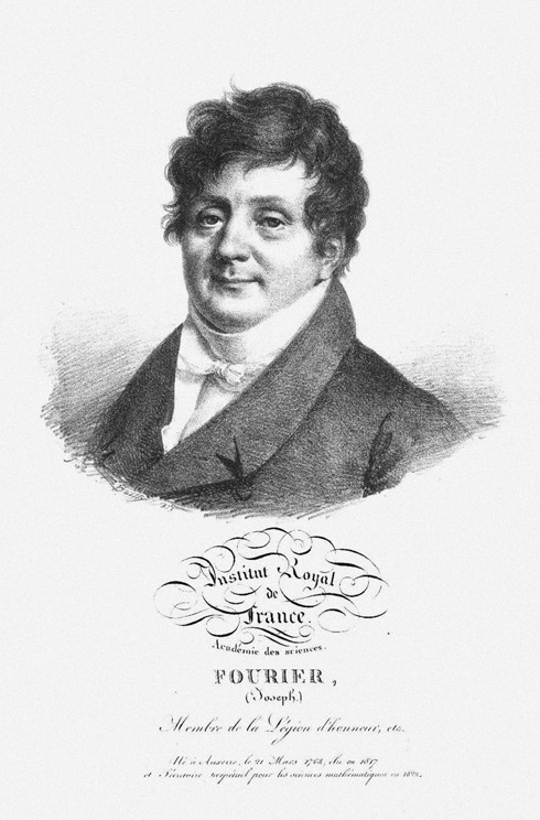 Porträt von Jean Baptiste Joseph Fourier (1768-1830) von Unbekannter Künstler