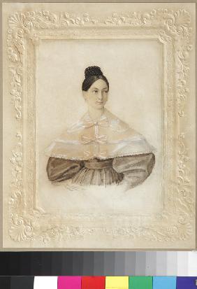 Porträt von Jekaterina Alexandrowna Swerbejewa, geb. Fürstin Schtscherbatowa 1833