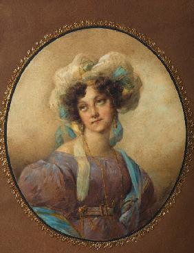Porträt von Jelena Alexandrowna Golizyna, geb. Naryschkina (1785-1855)