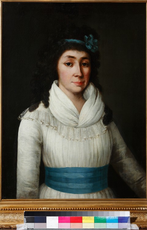 Porträt von Jelisaweta Petrowna Jankowa (1768-1861), geb. Rimskaja-Korsakowa von Unbekannter Künstler