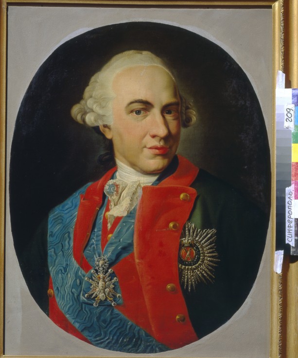 Porträt von Kirill Graf Rasumowski (1728-1803), Hetman und General-Feldmarschall von Unbekannter Künstler