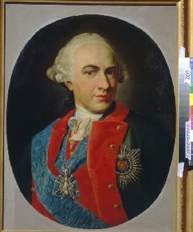 Porträt von Kirill Graf Rasumowski (1728-1803), Hetman und General-Feldmarschall