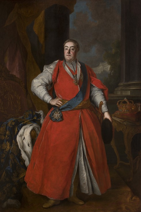 Porträt von König August III. in polnischer Kleidung von Unbekannter Künstler
