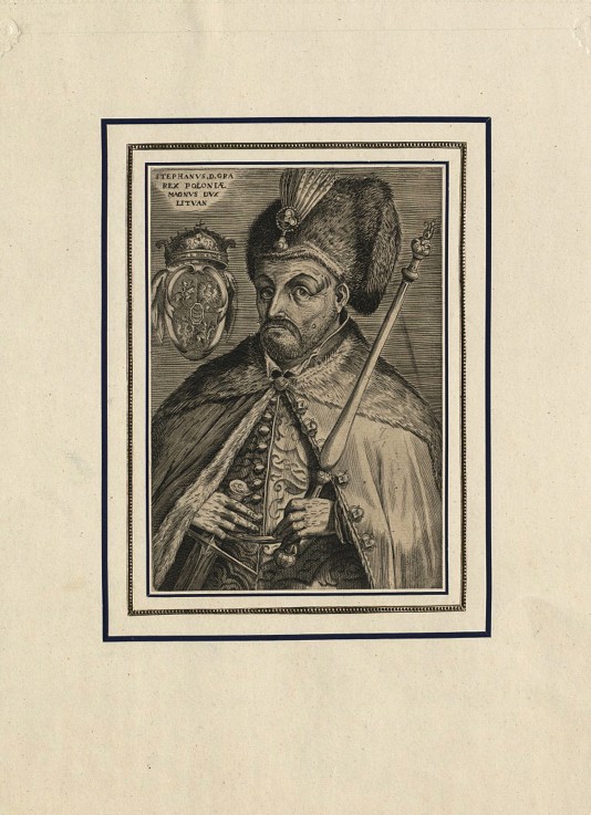 Porträt von König Stephan IV. Batory von Unbekannter Künstler