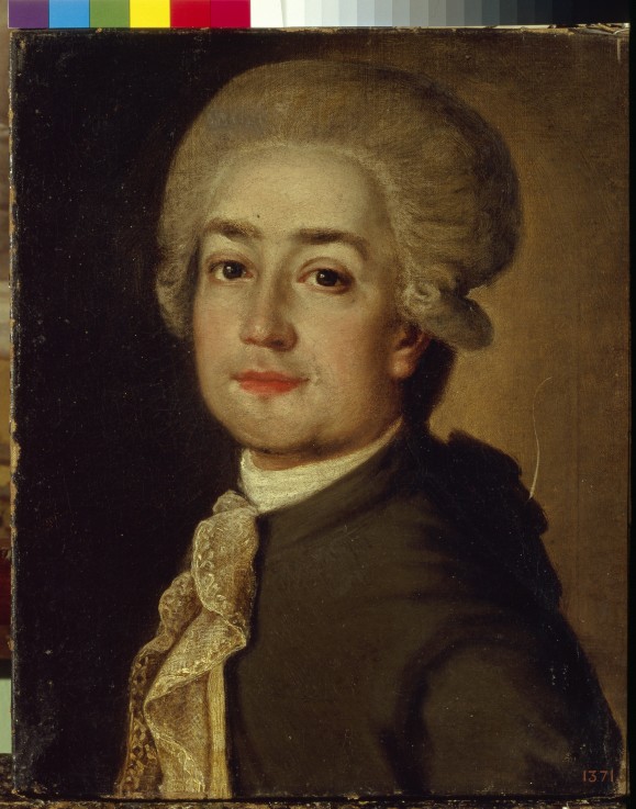 Porträt von Komponist Fjodor Fjodorowitsch Makarow (1756-1821) von Unbekannter Künstler