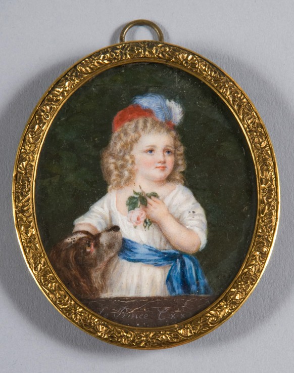 Porträt von Louis Charles de Bourbon, dauphin de Viennois (1785-1795) von Unbekannter Künstler