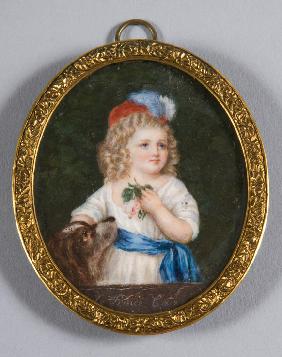 Porträt von Louis Charles de Bourbon, dauphin de Viennois (1785-1795)