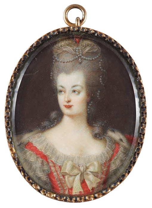 Porträt von Marie Antoinette (1755-1793) von Unbekannter Künstler