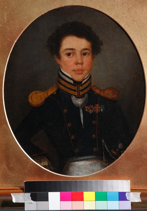 Porträt von Michail Iwanowitsch Oserow (1792-1867) von Unbekannter Künstler