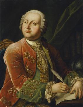 Porträt von Michail W. Lomonossow (1711-1765)
