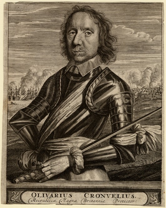 Porträt von Oliver Cromwell von Unbekannter Künstler