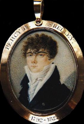 Porträt von Percy Bysshe Shelley (1792-1822)