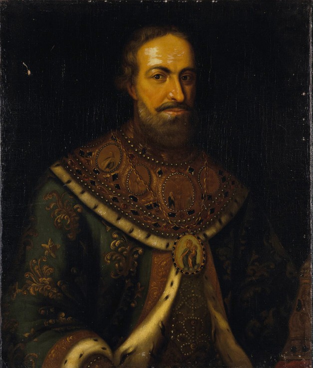 Porträt von Philaret (Fjodor Nikitisch Romanow), Patriarch von Moskau und Mitregent (1553-1633) von Unbekannter Künstler