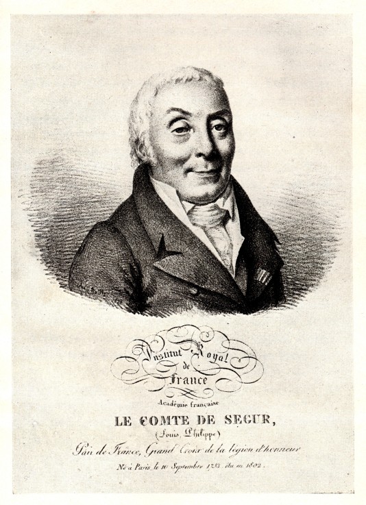 Porträt von Philippe Henri, marquis de Ségur-Ponchat (1724-1801) von Unbekannter Künstler