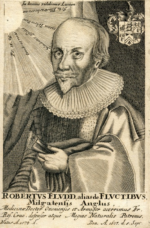 Porträt von Robert Fludd (1574-1637) von Unbekannter Künstler