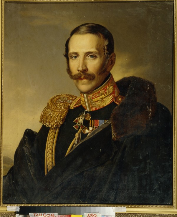 Porträt von Sergei Grigorjewitsch Stroganow (1794–1882), Bürgermeister von Moskau von Unbekannter Künstler