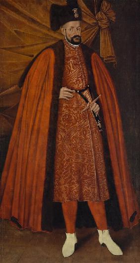 Porträt von Stephan Báthory, König von Polen und Großfürst von Litauen