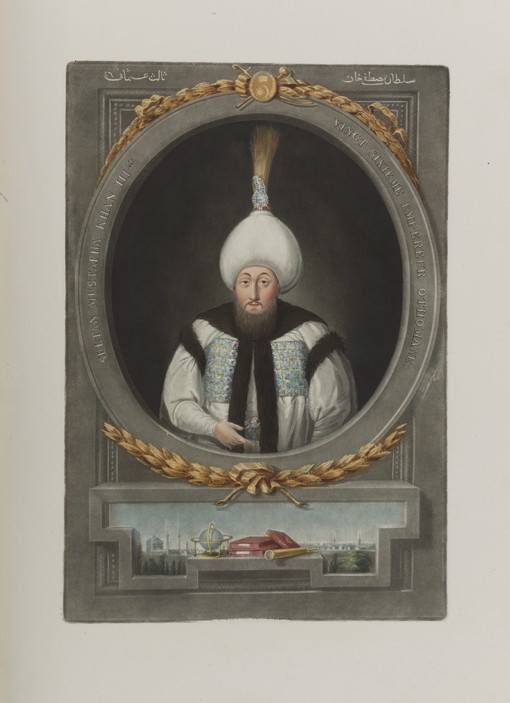 Porträt von Sultan Mustafa III. (1717-1774) von Unbekannter Künstler
