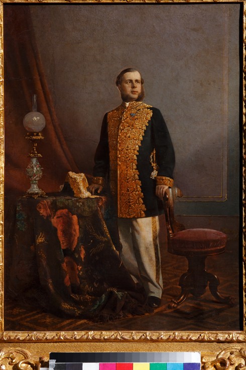Porträt von Wassili Jurjewitsch Posnanski (1828-1900) von Unbekannter Künstler
