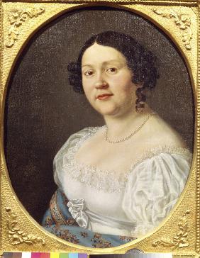 Portrait von Opernsängerin Sofia Wassiljewna Samojlowa (1860-1936)