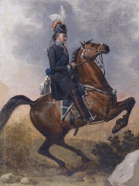 Reiterporträt von General Graf Matwei Iwanowitsch Platow (1757-1818)