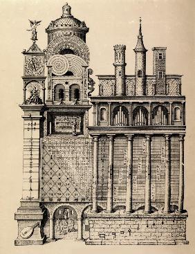 Tempel der Musik von Robert Fludd 1617