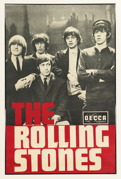 The Rolling Stones. Plakat für das Olympia, Paris von Unbekannter Künstler