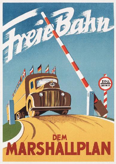 Freie Bahn dem Marshallplan 1948