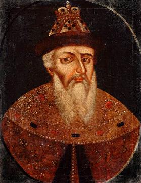Porträt des Zaren Iwan IV. des Schrecklichen (1530-1584)