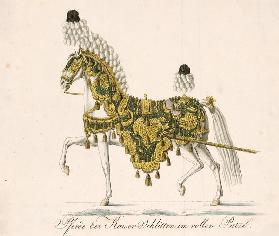 Pferdeschmuck für die Kaiser-Schlitten 1815